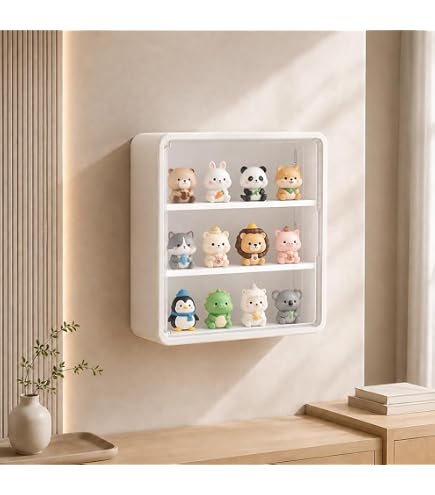 Amazon.co.jp: Cutora フィギュア用アクリルディスプレイケース、3段
